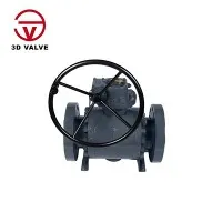 Koolstofstaal API 6d gesmede stalen tunnion gemonteerde kogelventiel