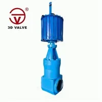 Hogedruk pneumatische BW-schuifafsluiter