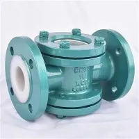 Gevoerd fluor kijkglas